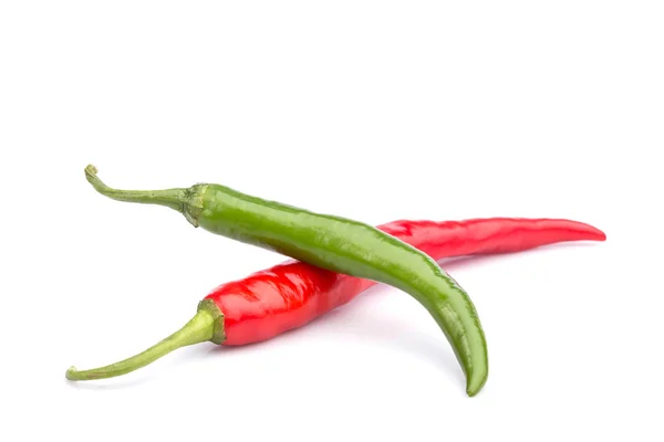 Färsk Thai chili isolerad på vit bakgrund — Stockfoto