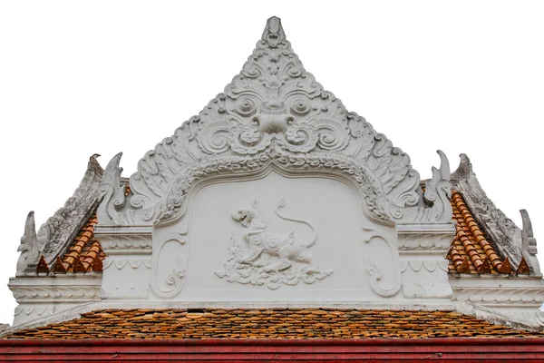 Sculpture traditionnelle de style thaï dans le temple — Photo