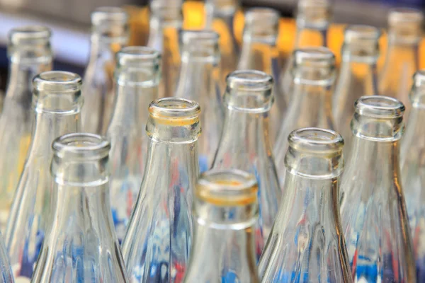Fechar garrafa de vidro — Fotografia de Stock