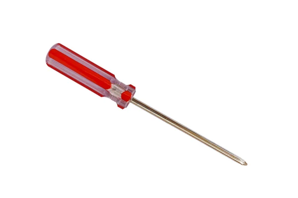 Screwdriver on isolated white background — Stock Photo, Image