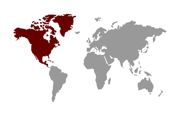 Mapa do mundo — Fotografia de Stock