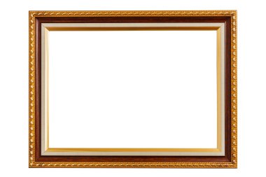 Fotoğraf çerçevesi Beyaz Arkaplanda izole edildi