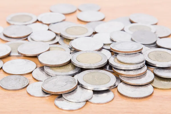 Chiudere Stack Of Coins — Foto Stock