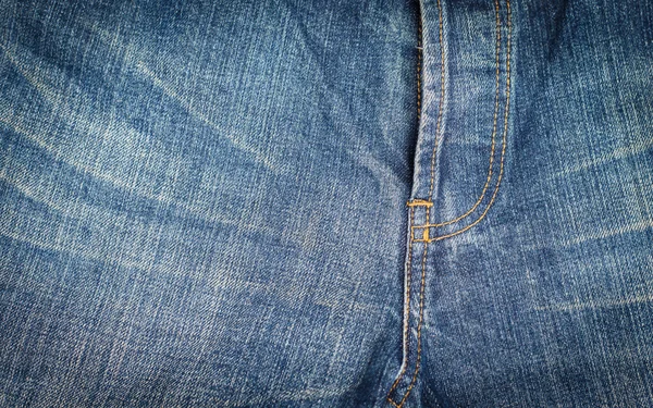 Close up Jeans pocket — Stock Photo, Image