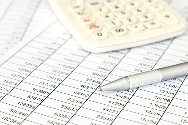 Finance business calculation — Stock Photo, Image