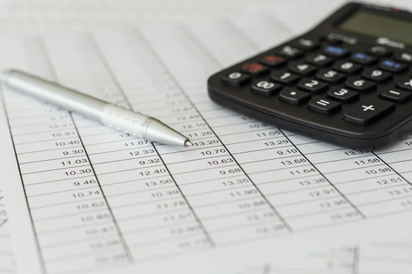 Finance business calculation — Stock Photo, Image