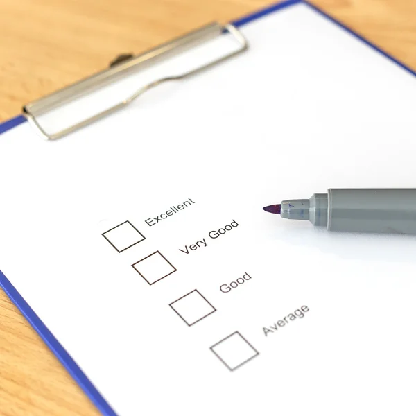 Caja de verificación en blanco — Foto de Stock