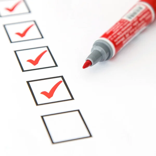 Blank checkbox — Stock Photo, Image