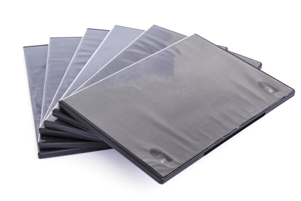 DVD коробка изолированный белый фон
