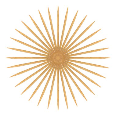 Beyaz arka plan üzerinde izole bambu kürdan özetini