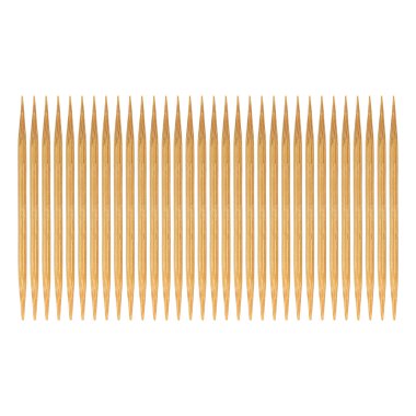 Beyaz arka plan üzerinde izole bambu kürdan özetini