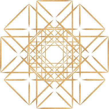 Beyaz arka plan üzerinde izole bambu kürdan özetini