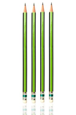 Beyaz arkaplanda kalem izole