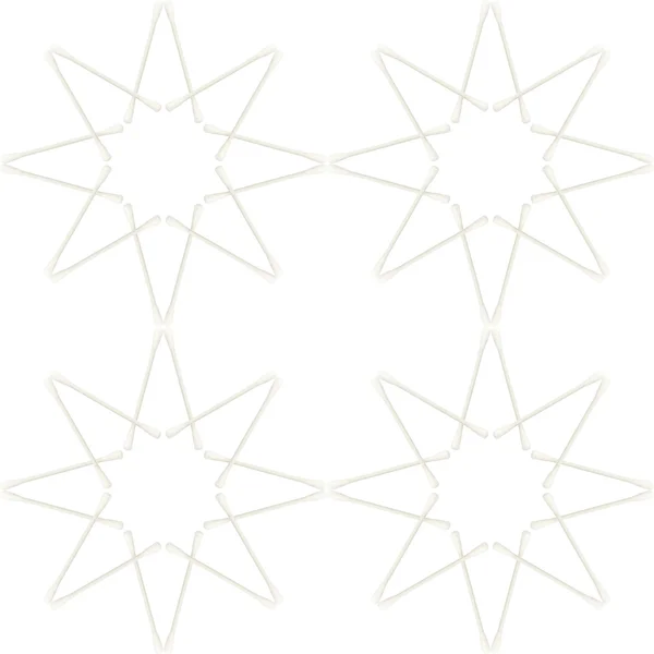 Abstrakt von Wattestäbchen isoliert auf weißem Hintergrund — Stockfoto