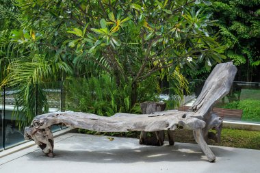 Terrece, ahşap Bank