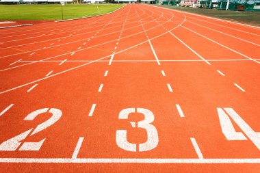 Atletizm için koşu parkuru