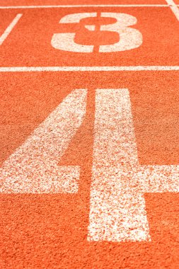 Atletizm için koşu parkuru