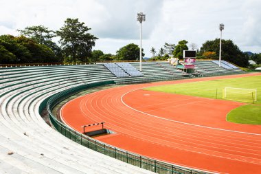 Atletizm için koşu parkuru