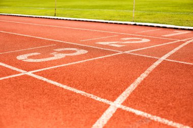 Atletizm için koşu parkuru