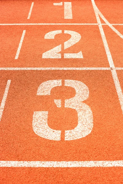 Piste de course pour l'athlétisme — Photo