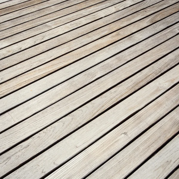 Sfondo e trama del ponte in legno grigio — Foto Stock