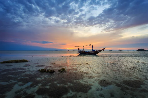Solnedgång vid ön Samui, Thailand — Stockfoto