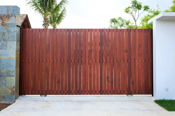 Wooden gate — Stock Photo, Image