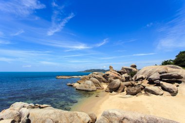 grangfather ve büyükanne kayalar veya Hin Ta Hin Yai içinde Samui Isl