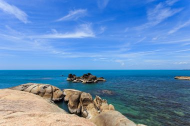 grangfather ve büyükanne kayalar veya Hin Ta Hin Yai içinde Samui Isl