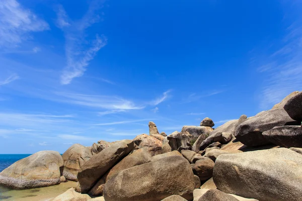 Grangfather y la abuela rocas o Hin Ta Hin Yai en Samui isl — Foto de Stock