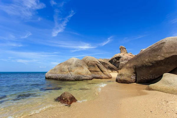 Grangfather a babička skály nebo Hin Ta Hin Yai v Samui isl — Stock fotografie