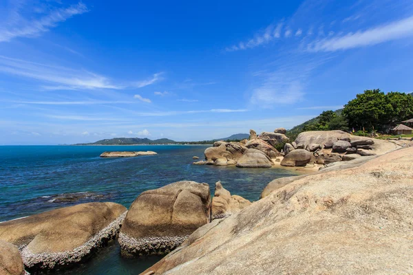 Grangfather e avó rochas ou Hin Ta Hin Yai em Samui isl — Fotografia de Stock