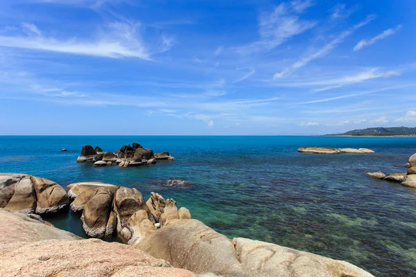 Grangfather e nonna rocce o Hin Ta Hin Yai a Samui isl — Foto Stock