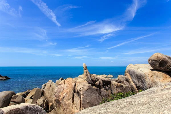 grangfather ve büyükanne kayalar veya Hin Ta Hin Yai içinde Samui Isl