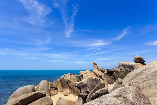 grangfather ve büyükanne kayalar veya Hin Ta Hin Yai içinde Samui Isl