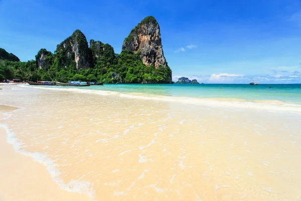 Railay beach, krabi, Tajlandia Morze Andamańskie — Zdjęcie stockowe