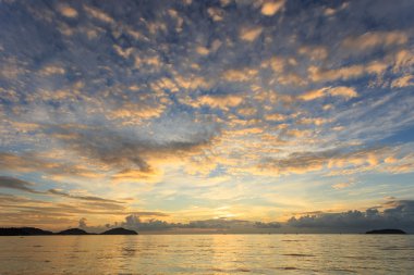 Güzel gündoğumu Phuket, Tayland