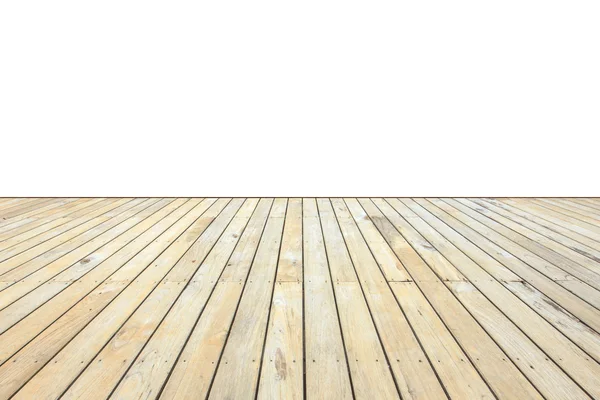 Deck de madeira no terraço — Fotografia de Stock