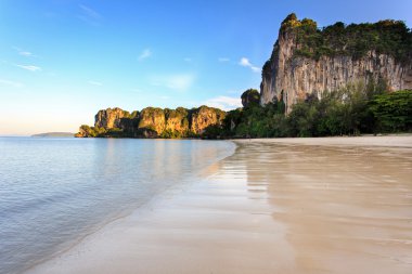 Railay beach, krabi, andaman Denizi Tayland