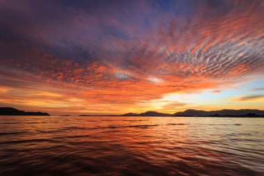Güzel Sunset beach Phuket, Tayland