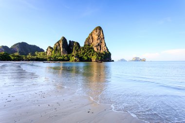 Railay beach, krabi, andaman Denizi Tayland