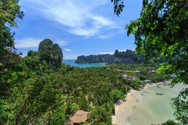 Railay beach, krabi, andaman Denizi Tayland