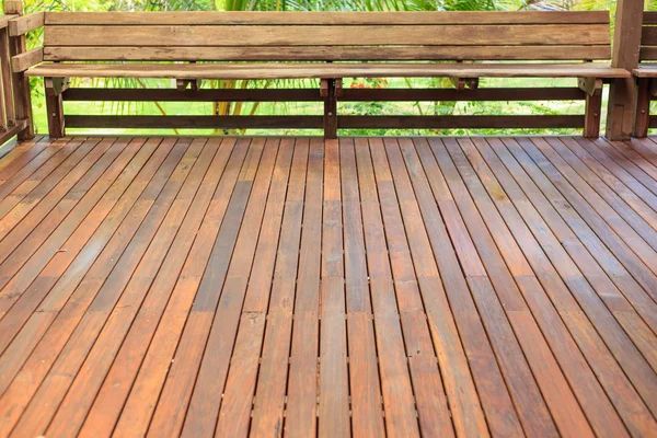 Decking in legno — Foto Stock