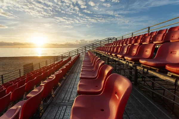 Temporary grandstand stadium in Phuket, — Stock Photo, Image