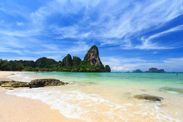 Railay beach, krabi, Tajlandia Morze Andamańskie — Zdjęcie stockowe