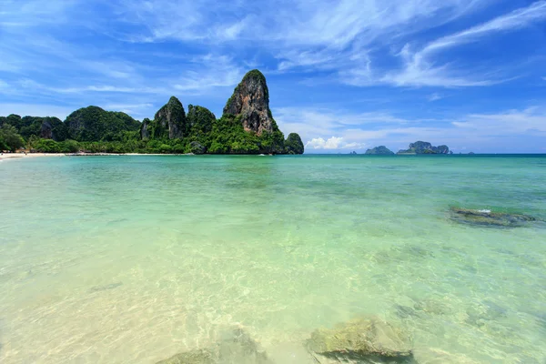 Railay beach, krabi, Tajlandia Morze Andamańskie — Zdjęcie stockowe