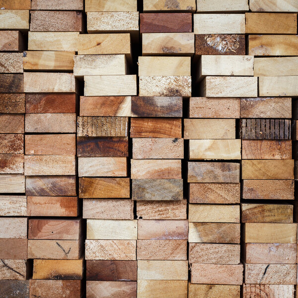 Wood stack background and texture