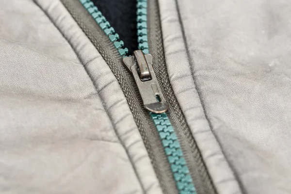 Close up zip — Stock Photo, Image