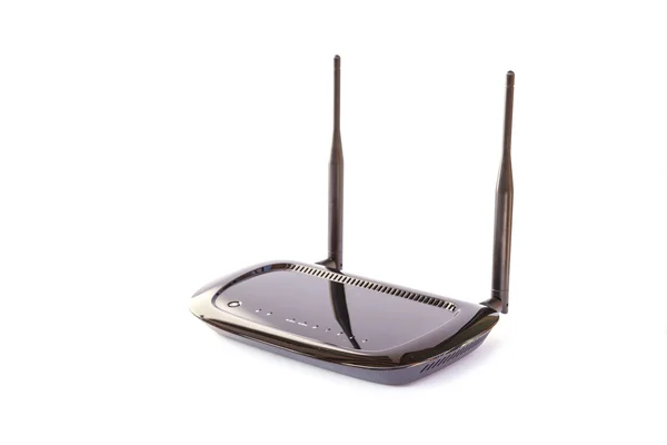 Router WIFI isolato su sfondo bianco — Foto Stock