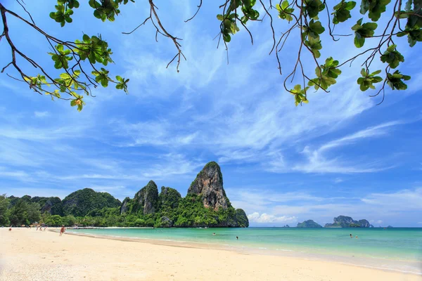 Railay beach, krabi, Tajlandia Morze Andamańskie — Zdjęcie stockowe